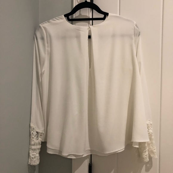 Zara Lace Flutter Top - Picture 2 of 2